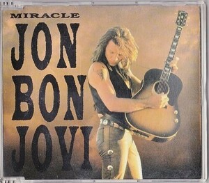 【国内盤】Jon Bon Jovi Miracle CD 1991 PHCR 8006 (eb)