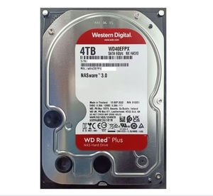 ★未使用★　Western Digital　WD Red Plus NAS ハードディスクドライブ 3.5インチ 4TB SATA 　 WD40EFPX 