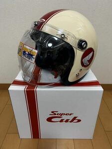 HONDA・ホンダ・スーパーカブ60周年記念限定ヘルメット　Lサイズ　未使用長期保管品　袋・箱あり