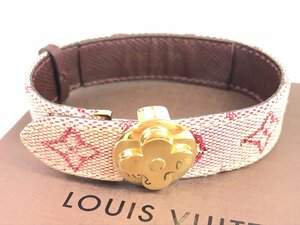 ルイ・ヴィトン　Louis Vuitton　モノグラム　ミニ　グッドラック　バングル　ピンク　YAS-5738