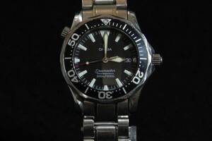 4.OMEGA オメガ シーマスター プロフェッショナル 300M メンズ腕時計 クオーツ 黒文字盤 ダイバーメンズ腕時計 腕時計 