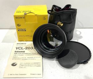 221121E☆ SONY Video8 TELE CONVERSION LENS ×2.0 VCL-2037K 元箱、取説付 ♪配送方法＝おてがる配送宅急便(EAZY)♪