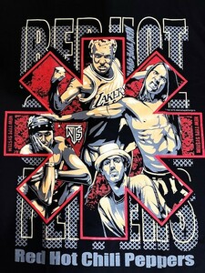 BT-6-M★新品未使用!!デッドストック★RED HOT CHILI PEPPERS レッチリ★バンドTシャツ 黒 M ★送料無料!!★