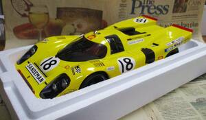 ★レア絶版*Minichamps PMA*1/12*Porsche 917K #18 1970 Le Mans 24h イエロー*ポルシェ