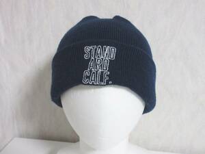 スタンダードカリフォルニア STANDARD CALFORNIA ニットキャップ 帽子 紺 ネイビー yg4397