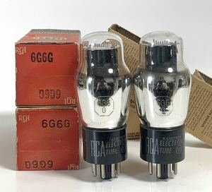 6G6G/RCA 同一ロット50年代製　ブラックプレート2本セット