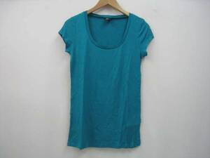 SLY スライ カットソー Tシャツ 半袖 ブルー 1