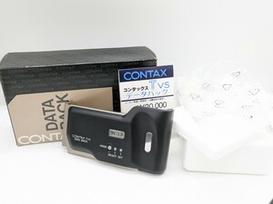 新品級！CONTAX TVS データバック 外箱付き