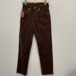 タグ付き★【JOE McCOY】ジョーマッコイ★コーデュロイパンツ CORDUROY TROUSERS Lot.906 テーパードパンツ サイズ28 MP22107 ブラウン 02