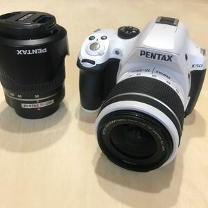 Pentax K-50, 18-55mm, 50-200mm レンズセット ジャンク