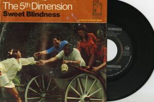 【ロック 7インチ】The 5th Dimension - Sweet Blindness / Bobbie