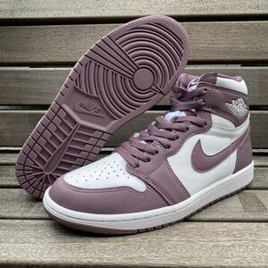 正規品 【US9】 NIKE ナイキ AIR JORDAN1 HIGH OG エアジョーダン1 ハイカット オージー SkyMauve スカイモーブ 葵色 27cm (AJ116)