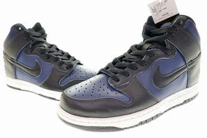 未使用品 ナイキ NIKE DUNK HI / F FRAGMENT 2021 28cm MIDNIGHT NAVY DJ0383-400 ダンク ハイ フラグメント デザイン ミッドナイト ネイビ