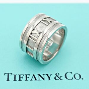 8号 TIFFANY ティファニー アトラス ワイド リング シルバー 1837 レディース メンズ