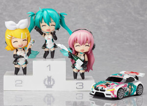 ★♪☆♪ 国内正規品 グッドスマイルカンパニー ねんどろいどぷち レーシングミクセット 2011Ver. 初音ミク 鏡音リン 巡音ルカ