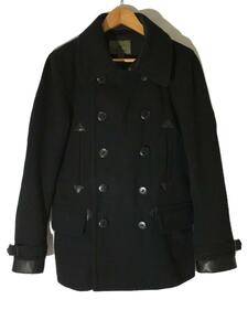 Nigel Cabourn◆ピーコート/46/ウール/BLK/8080000001