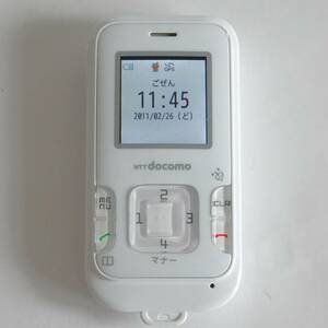 【中古】 ドコモ キッズ ケータイ docomo HW-02C ホワイト(W)