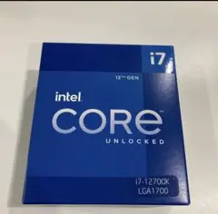 【新品】インテル Core i7 12700K BOX