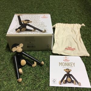 GX438 KAY BOJESEN－カイ・ボイスン 木製フィギュア MONKEY 北欧 木製玩具 インテリア 雑貨 未使用 保管品 フィギュア