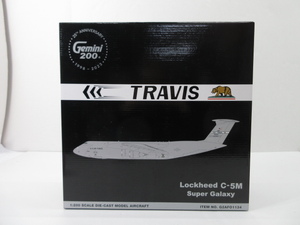 n77059-ty 中古○Gemini200 1/200スケール TRAVIS Lockheed C-5M Super Galaxy ロッキード スーパーギャラクシー [069-240516]