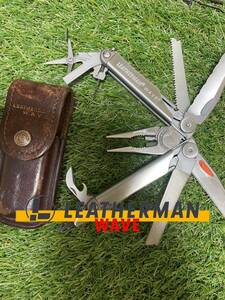 LEATHERMAN WAVE 専用レザーシース付　レザーマン ウェーブ マルチツール マルチプライヤー ツールナイフ 