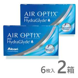 エアオプティクス プラス ハイドラグライド 2week 6枚入 2箱 コンタクトレンズ 安い 2week 2ウィーク 2週間 使い捨て 即日発送