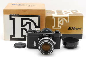 [AB-品]Nikon F アイレベル★NIKKOR-S 50mm F1.4★初代★初期型★653万番台★コレクターズ★ブラック★3925