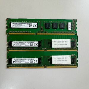 *Micro 4GB 1Rx8 PC3-12800U/PC4-2400T 3枚セット