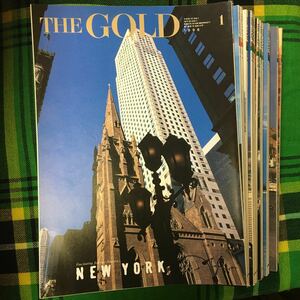 【冊子、海外】THE GOLD 1996/1～1997/9 15冊　まとめ売り