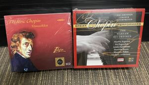 【未開封・未使用】CHOPIN ショパン ２点 セット GREAT PERFORMER 5CD / Frederic Chopin Yomusiikkia 3CD クラシック