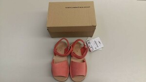 【新品】 ZARA Baby レザー サンダル ピンク 表記サイズ 14.3 cm