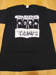 THE CRAMPS Ｔシャツ Songs the Lord Taught Us 黒M ザ・クランプス / sex pistols misfits damned Meteors Frenzy Batmobile Guana Batz