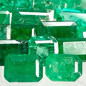 大量!!●天然エメラルドおまとめ50ct●M ルース 裸石 宝石 ジュエリー jewelry emerald beryl ベリル 緑玉 DI0 k ②