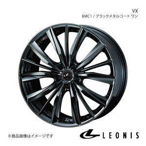 LEONIS/VX アコード CL7/CL8/CL9 アルミホイール1本【18×7.0J 5-114.3 INSET53 BMC1(ブラックメタルコート ワン)】0039257