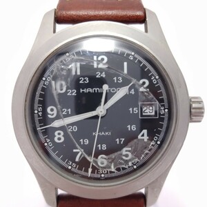 HAMILTON ハミルトン KHAKI カーキ H684810／QZ クォーツ／稼働品／現状品☆１円～