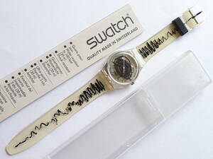 未使用電池交換済 スウォッチ レギュラーモデル Swatch 1995年 Skizzo 品番GK191