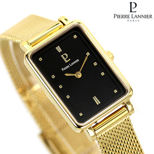 ピエールラニエ アリアン 腕時計 Pierre Lannier P057H533M アナログ ブラック ゴールド 黒 フランス製