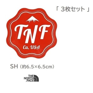 TNF Print Sticker NN32229 SH ノースフェイス ステッカー 新品 PVC 防水 ＜３枚セット ＞