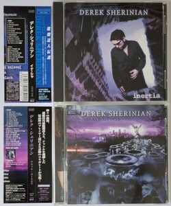 DEREK SHERINIAN CD2枚 INERTIA BLACK UTOPIA デレク・シェリニアン イナーシャ ブラック・ユートピア SIMON PHILLIPS BILLY SHEEHAN