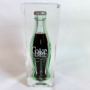 コカコーラボトル　アクリルオブジェ　Coca-Cola　瓶　インテリア　飾り　当時物　ヴィンテージ　レトロ　アンティーク　コレクション