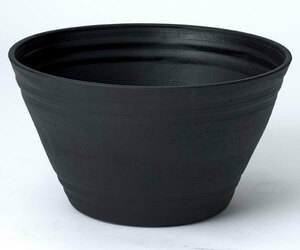コトブキ　めだか円水鉢　黒　径３３cm　樹脂製メダカ鉢
