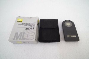 ☆ Nikon ニコン ML-L3 リモコン 元箱付き ソフトケース付き 現状品 中古 231107T3217