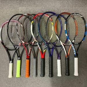 240437■中古品　 テニスラケット９本セット