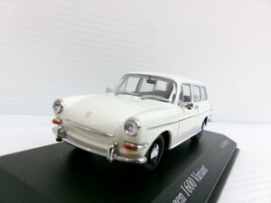 ミニチャンプス 1/43 VW 1600 ヴァリアント 1966 ホワイト (4572-697)