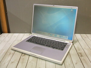 【OS9単独起動可】Apple PowerBook G4 M7952J/A M5884 G4 400MHz/384MB/10GB 液晶溶け