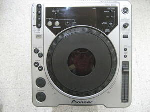 Pioneer パイオニア　デジタルターンテーブルCDプレーヤー シルバー　CDJ-800　ベース（台）付き