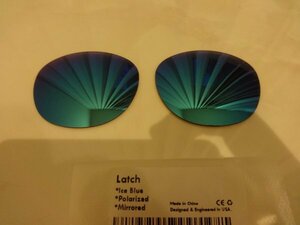 処分価格！！　OAKLEY オークリー Latch ラッチ用 カスタム偏光レンズ Polarized Replacement Lenses for Oakley Latch Ice Blue