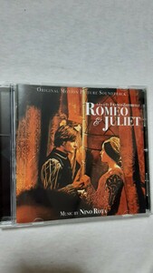 サントラ盤「ロミオとジュリエット」19曲。48分38秒収録。音楽ニーノ・ロータ1968年オリビア・ハッセー、レナード・ホワイティング主演映画