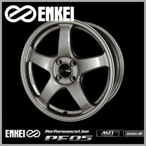 送料無料 ヤリス ヴィッツ アクア ENKEI エンケイ パフォーマンスライン PF05 ダークシルバー 195/45R17 TOYOタイヤ ホイールセット