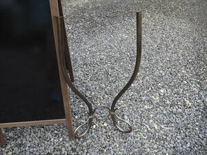 銅製 脚のみ DIYパーツ 店舗家具 サイドテーブル 壁添え付け用